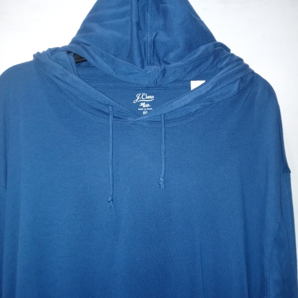 J. Crew Big & Tall Lightweight pullover hoodie - Picture 7 of 8